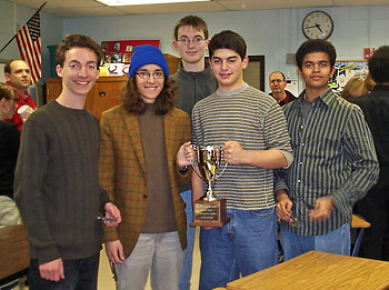 TJ It's Academic winning team